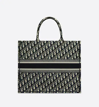 LARGE DIOR BOOK TOTE Blue Dior (42 x 35 x 18.5 cm)