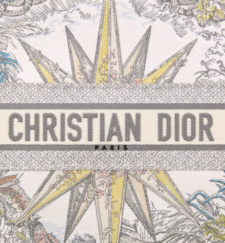 LARGE DIOR BOOK TOTE White (42 x 35 x 18.5 cm)