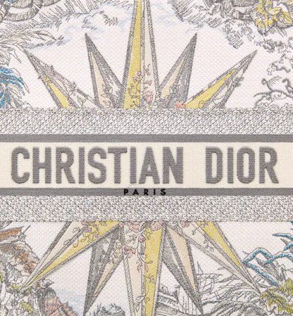 LARGE DIOR BOOK TOTE White (42 x 35 x 18.5 cm)