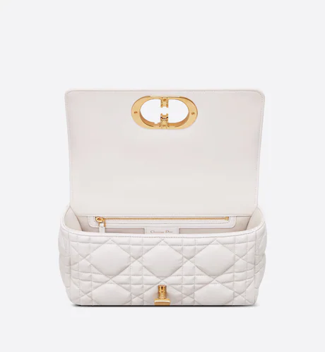 DIOR CARO BAG Latte Matte Padded Calfskin