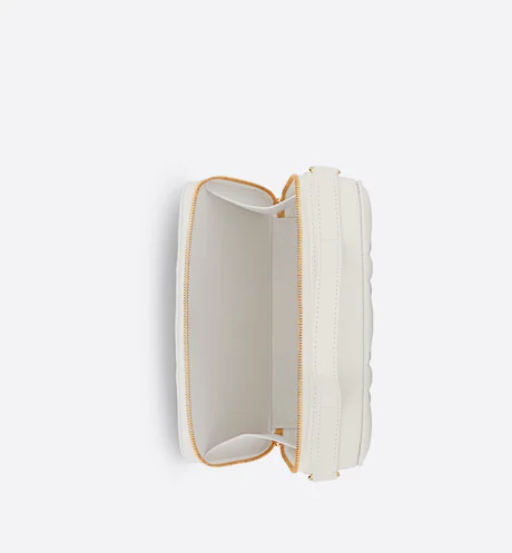 DIOR CARO BOX BAG Latte Calfskin