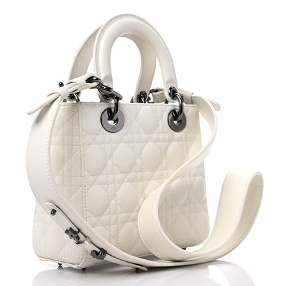 CHRISTIAN Small My Lady Dior White