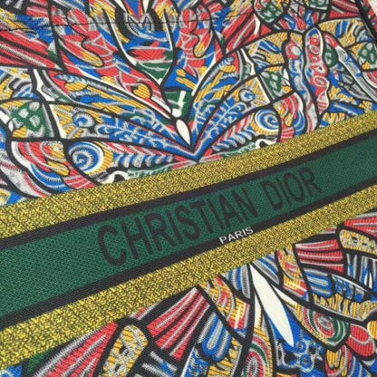 Dior Book Tote Bg In Butterfly Canvas