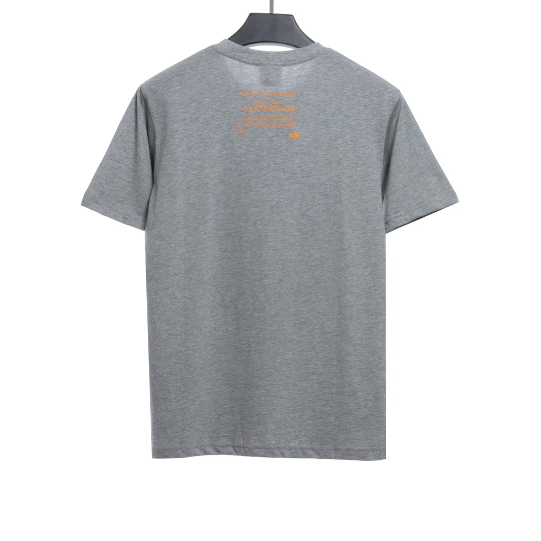 BAPE ape head mountain peak printing short sleeves