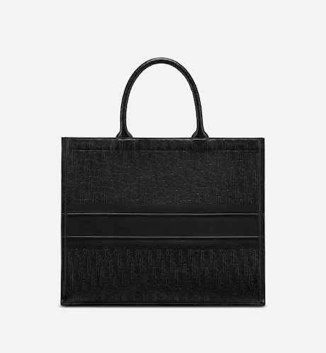 LARGE DIOR BOOK TOTE Black Dior Calfskin (42 x 35 x 18.5 cm)