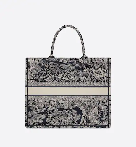 LARGE DIOR BOOK TOTE Blue Toile de (42 x 35 x 18.5 cm) M1IHOLJL