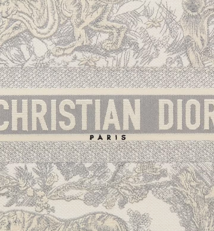 LARGE DIOR BOOK TOTE Gray Toile de (42 x 35 x 18.5 cm) IOTZD5ZG