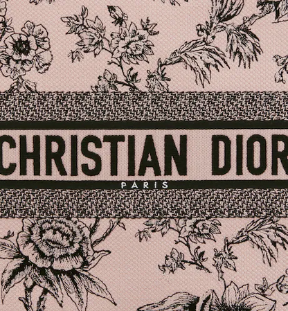 LARGE DIOR BOOK TOTE Powder Pink Dior (42 x 35 x 18.5 cm)