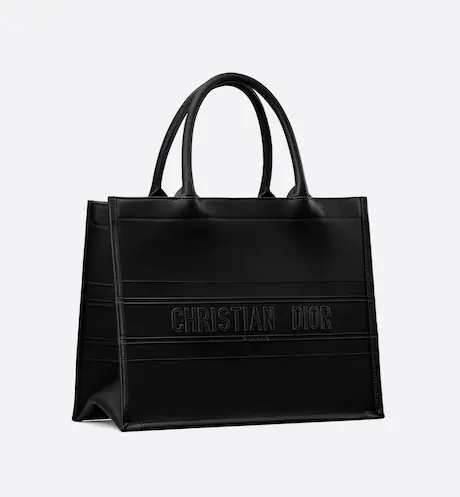 DIOR BOOK TOTE Black Calfskin (36 x 27.5 x 16.5 cm) WQE3IAUW