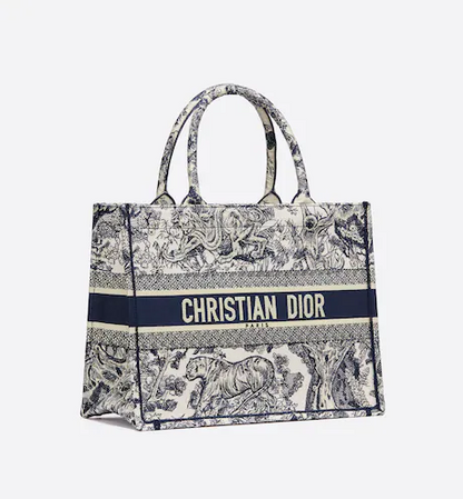 DIOR BOOK TOTE Blue Toile de (36 x 27.5 x 16.5 cm) YYFCQJ5G