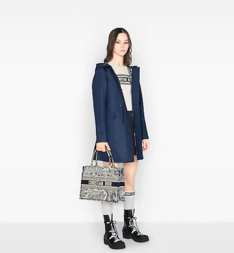 DIOR BOOK TOTE Blue Toile de (36 x 27.5 x 16.5 cm) YYFCQJ5G