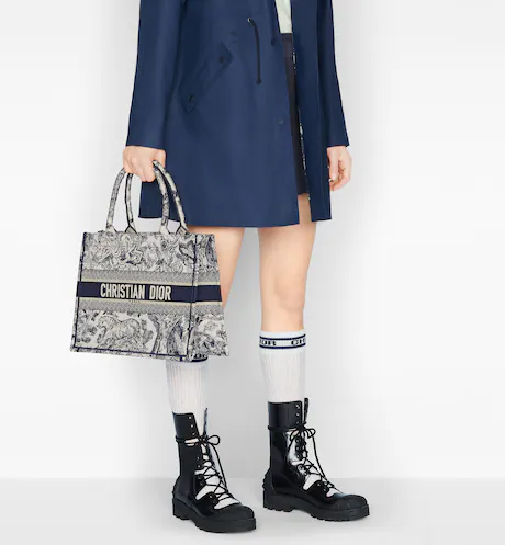 DIOR BOOK TOTE Blue Toile de (36 x 27.5 x 16.5 cm) YYFCQJ5G