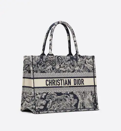 DIOR BOOK TOTE Blue Toile de (36 x 27.5 x 16.5 cm) ZVPWI6OZ