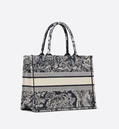 DIOR BOOK TOTE Blue Toile de (36 x 27.5 x 16.5 cm) ZVPWI6OZ