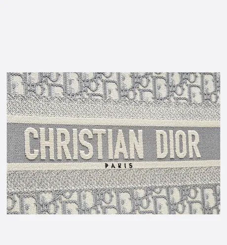 DIOR BOOK TOTE Gray Dior (36 x 27.5 x 16.5 cm)