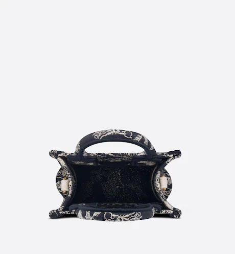 MINI DIOR BOOK TOTE PHONE BAG Blue Toile de (13 x 18 x 5 cm) 6JUAIRWQ