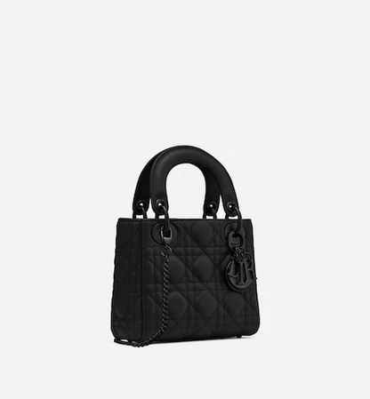 MINI LADY DIOR BAG Black Calfskin