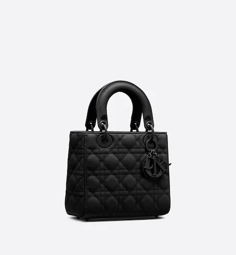 SMALL LADY DIOR MY BAG Black Calfskin