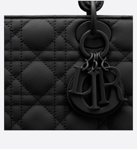 SMALL LADY DIOR MY BAG Black Calfskin