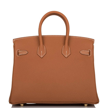 Hermès Birkin 25 Gold Togo Gold Hardware