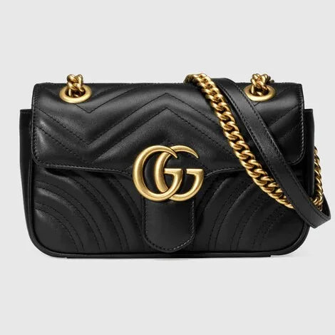 Gucci Marmont small shoulder bag+GG Marmont zip around wallet