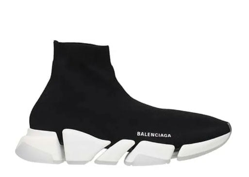 Balenciag* Wmns Speed 2.0 Sneaker Black White Q3APOIJB
