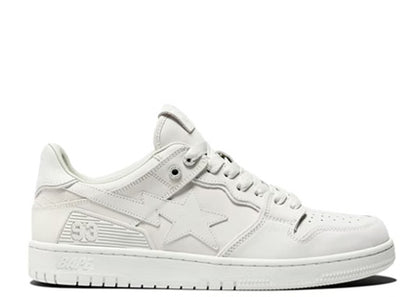 A Bathing Ape Bape SK8 Sta Triple White