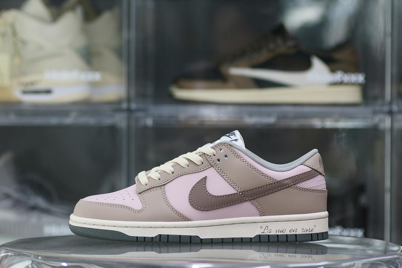 Nike Dunk Low Smoke Grey Pink Custom