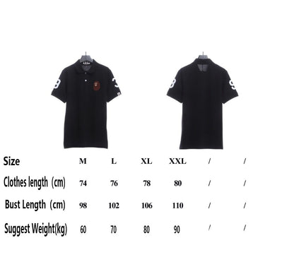 BAPE ape head towel embroidered POLO