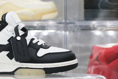 OFF-WHITE Black & White Out Of Office Sneakers