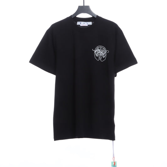 OW palm arrow print short sleeves