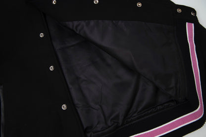 Stussy S Talk Melton Varsity Jacket