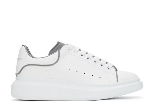 Alexander McQueen Oversized Sneaker White Gray 3M