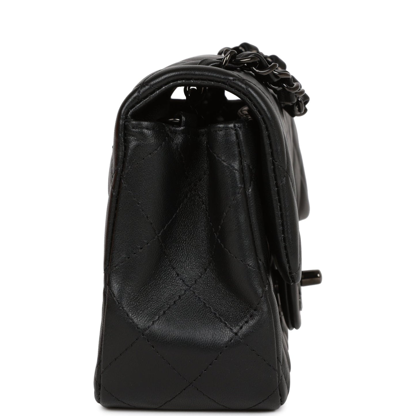 Mini Flap Bag SO Black Black Hardware for MR