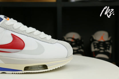 Sacai x Nike Cortez White blue red