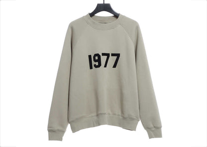 Ess3nt1als F0G 1977 flocking plus fleece sweater