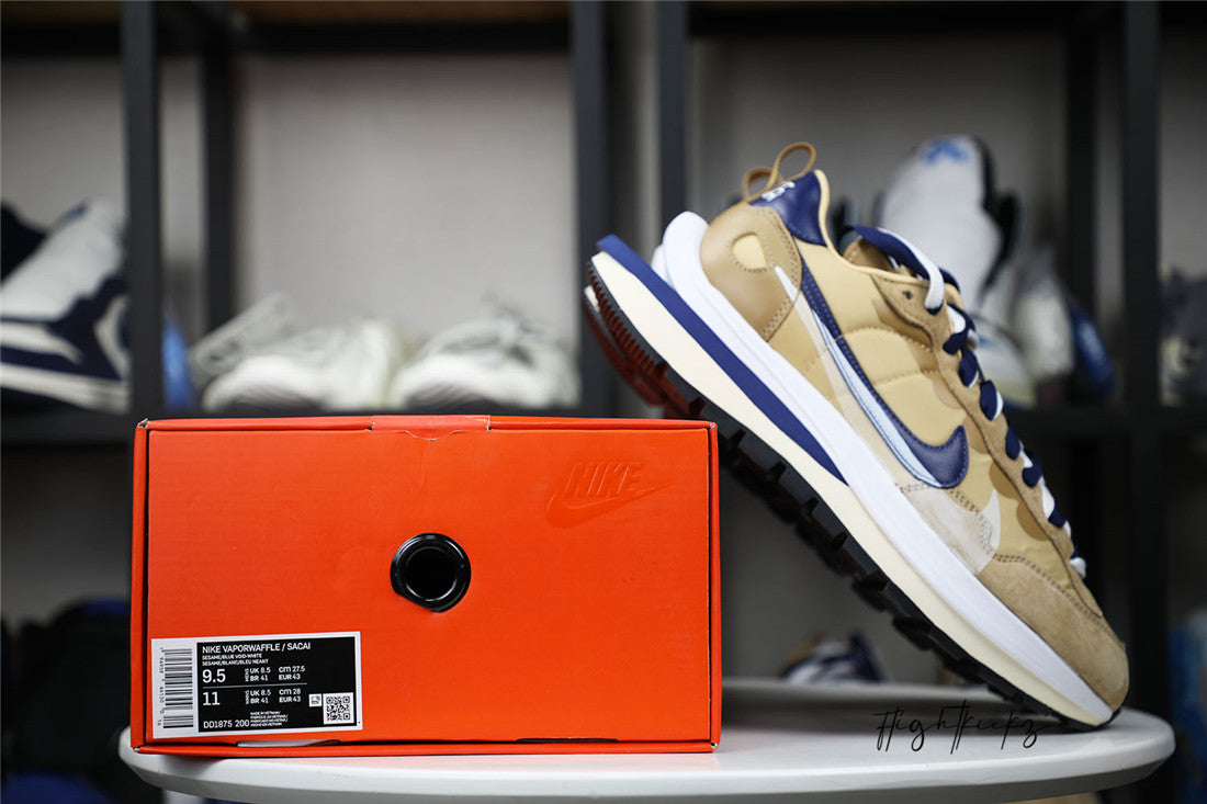 Nike Vaporwaffle sacai Sesame Blue Void 2021 (LN5 A1)