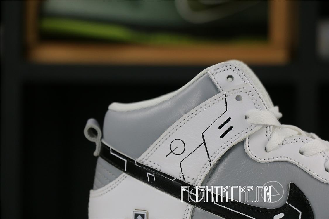 Nike Dunk High Video Game White Grey Black PS5 Loading