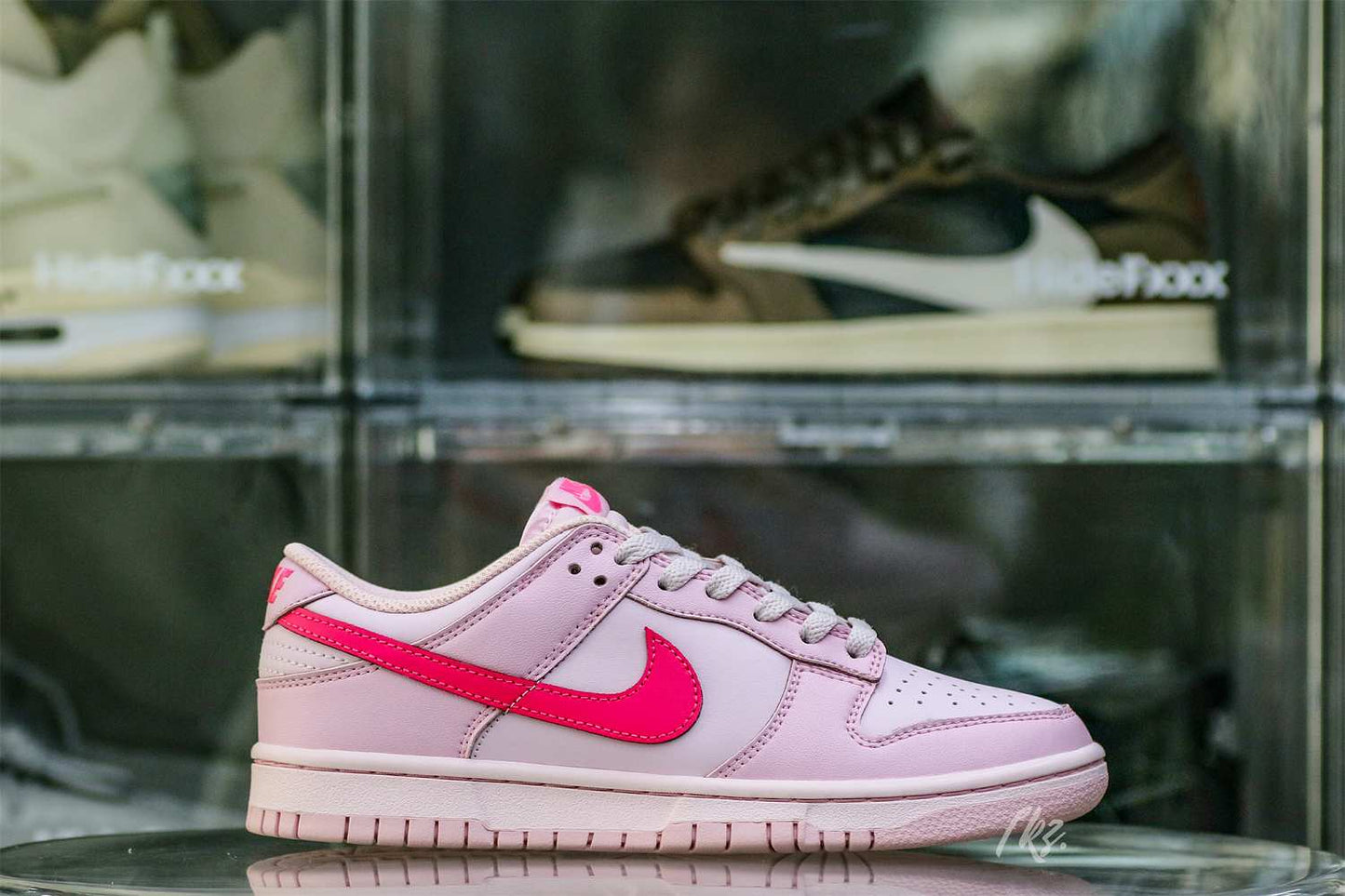 Nike Dunk Low Triple Pink Womens