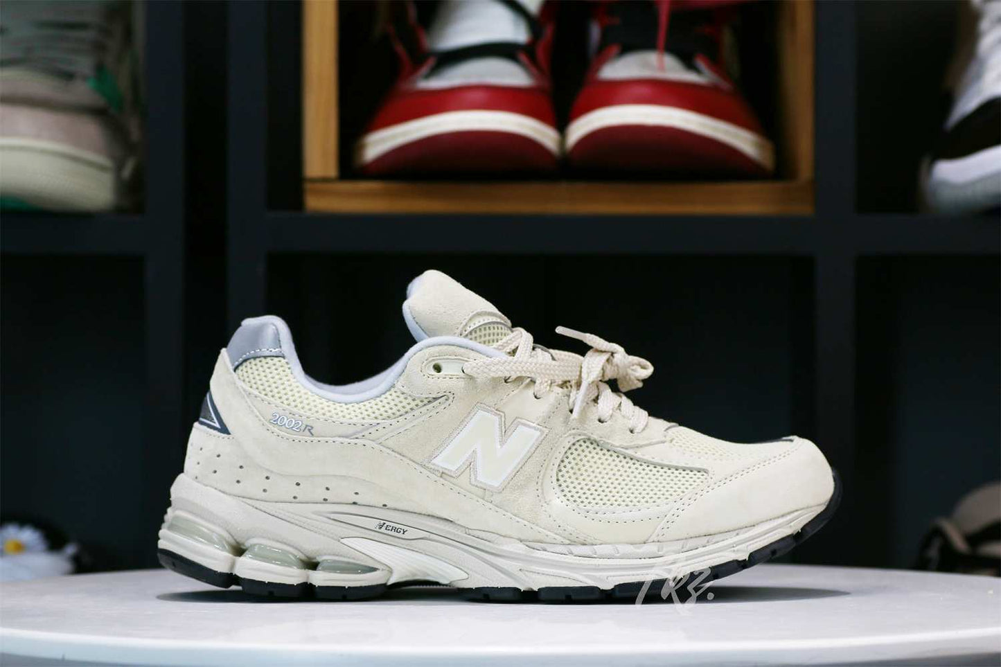 New Balance 2002R Bone Light Aluminum Sneakers