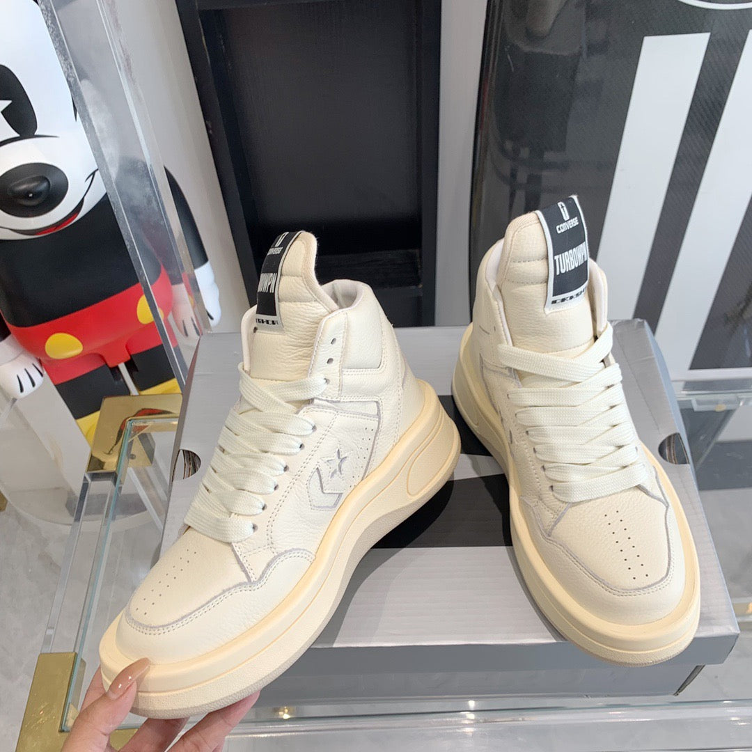 R!ck Ow3ns x Converse TURBOWPN White