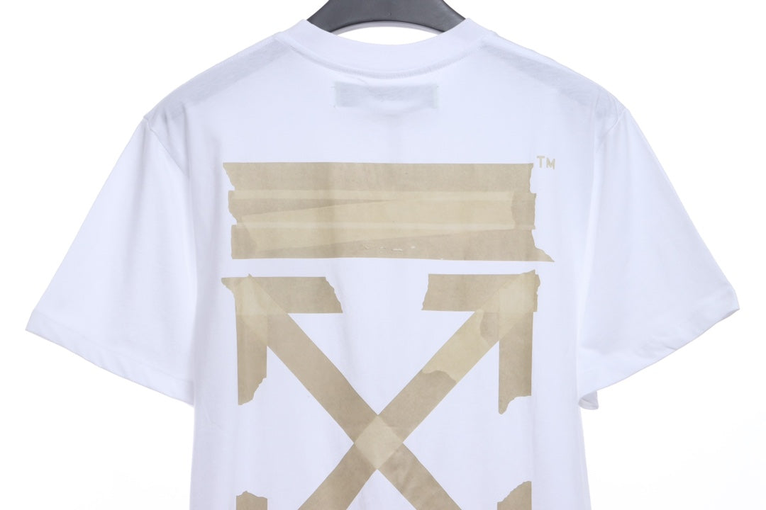 OW tape arrowhead printing short sleeves