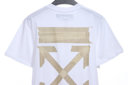 OW tape arrowhead printing short sleeves