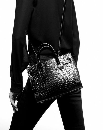 Sac De Jour Nano In Crocodile Shi