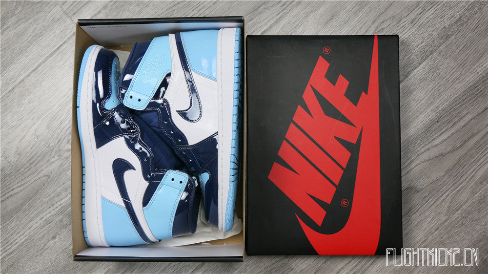 Air Jordan 1 UNC Patent Leather 2019( Based on Europe size)