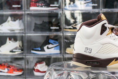 Air Jordan 5 Retro Olympic Gold White Mocha