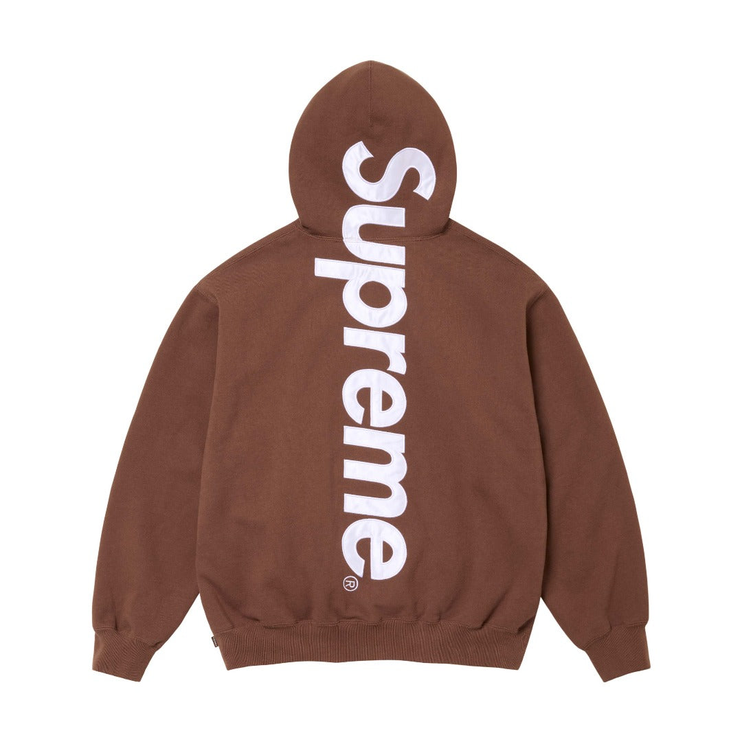 Supreme 22FW Satin Appliqu茅 Hooded Sweatshirt
