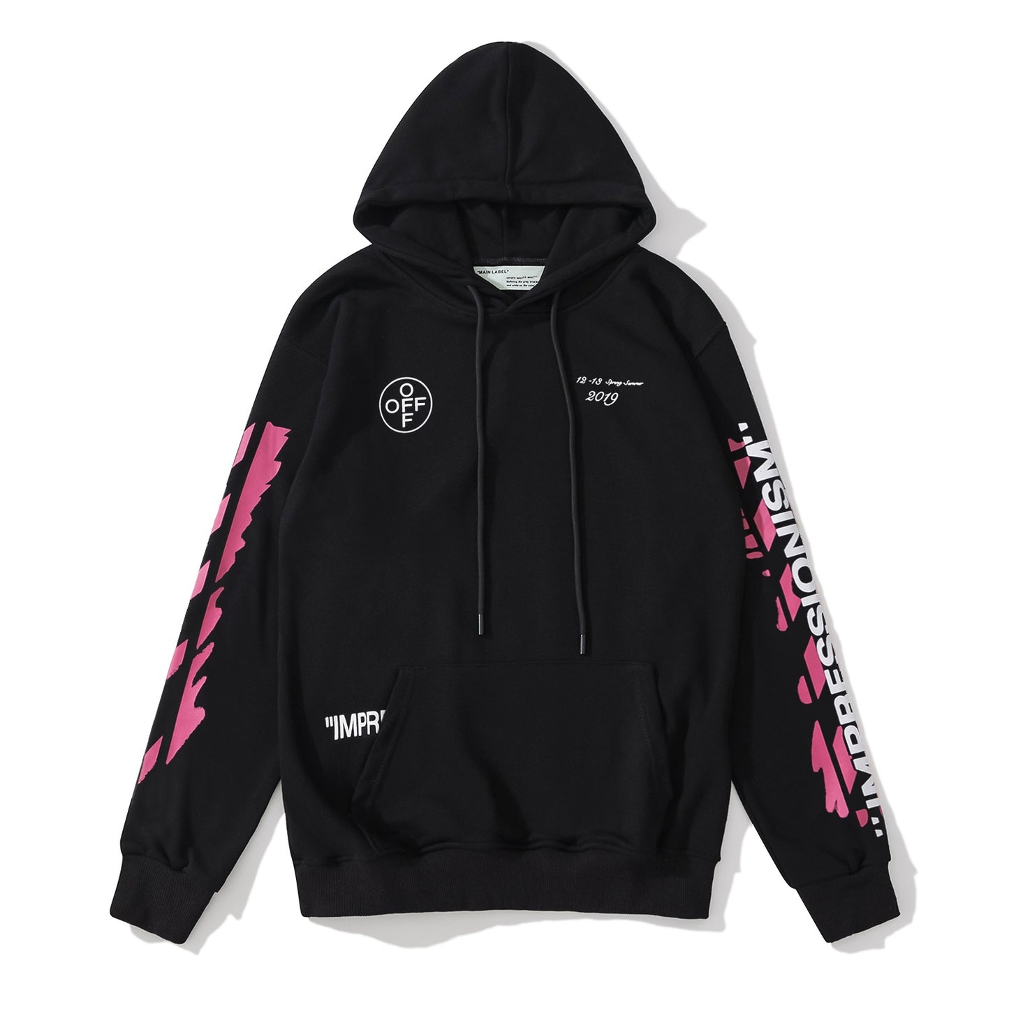 OFF-WHITE Number 99 Paired with Pink Arrow Hoodie