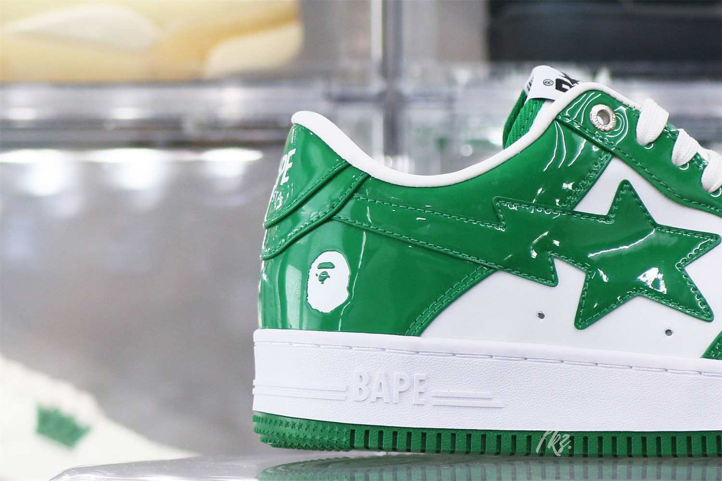 OFF-WHITE A Bathing Ape Bape Sta Low Green