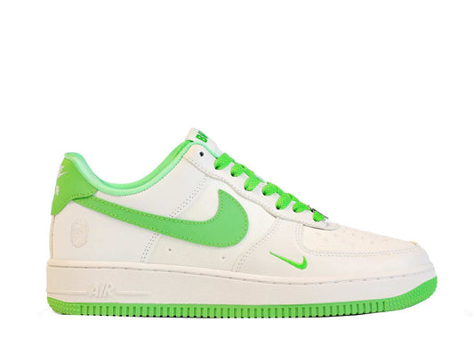 Bape X Nike Air Force 1 White Green Custom shoes